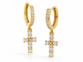 Glory Be Cross Earrings