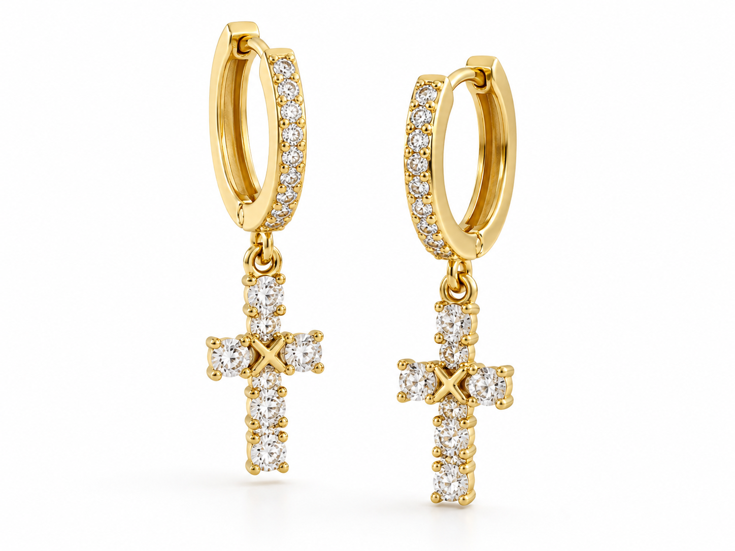 Glory Be Cross Earrings